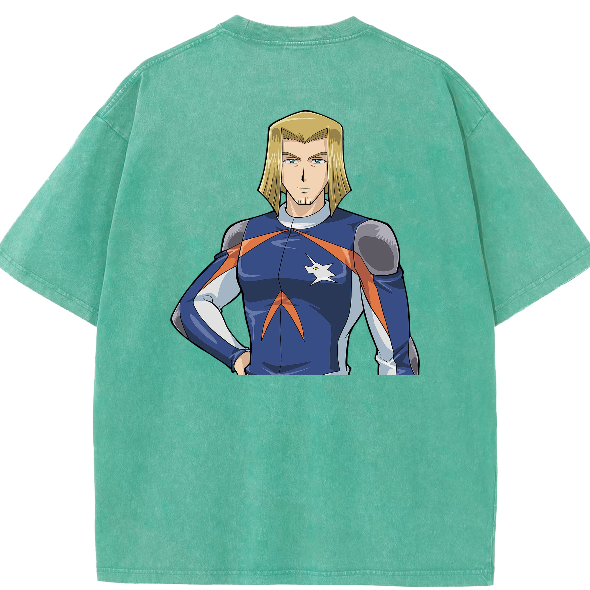 （画像用） 遊☆戯☆王 Yu-Gi-Oh! 綿100% ヴィンテージ風 半袖Tシャツ（背面プリント）